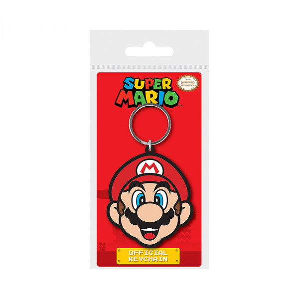 Pyramid Rubber Keychain Super Mario: Mario